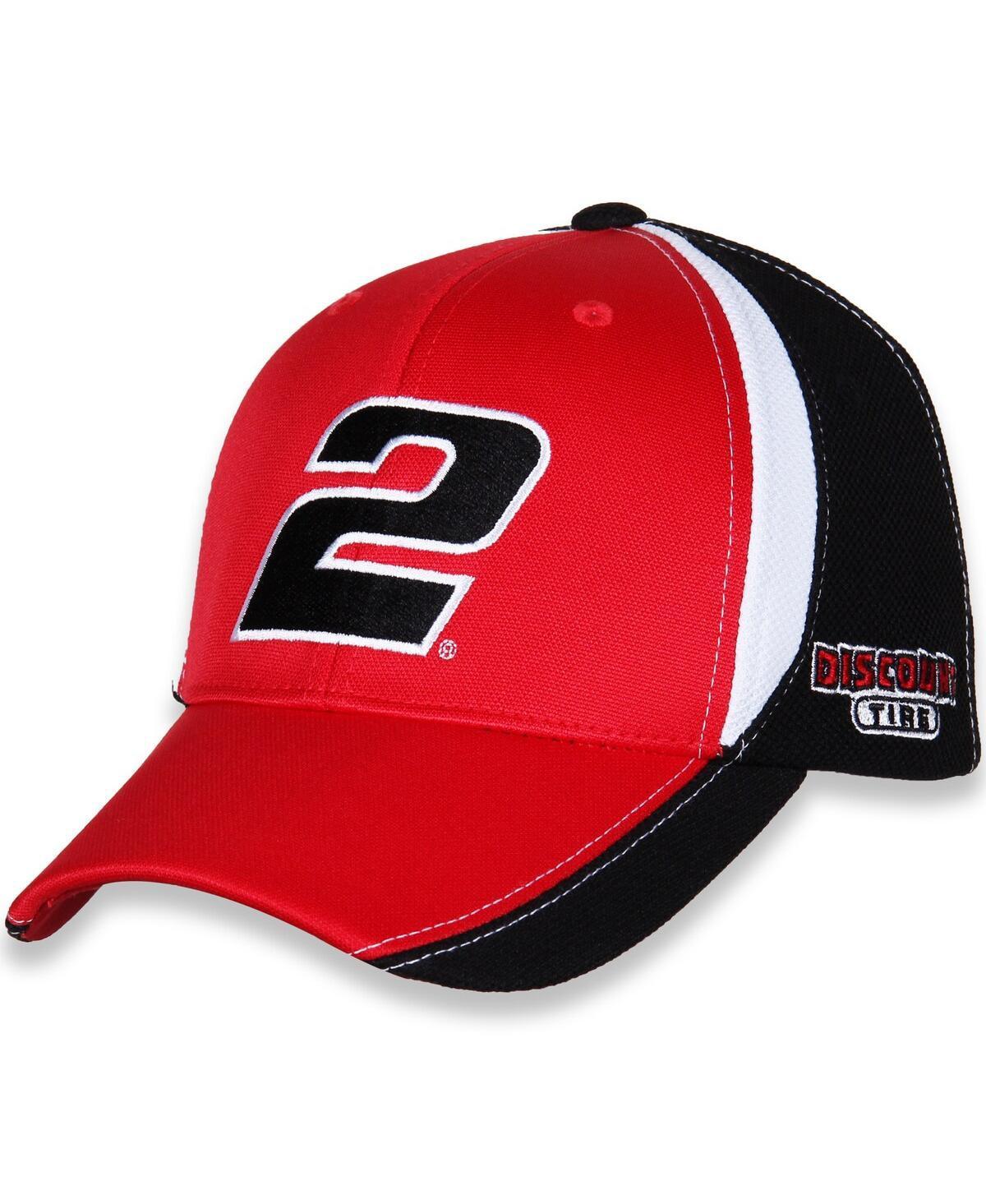 Mens Team Penske Red Austin Cindric Discount Tire Number Performance Adjustable Hat - Red Product Image