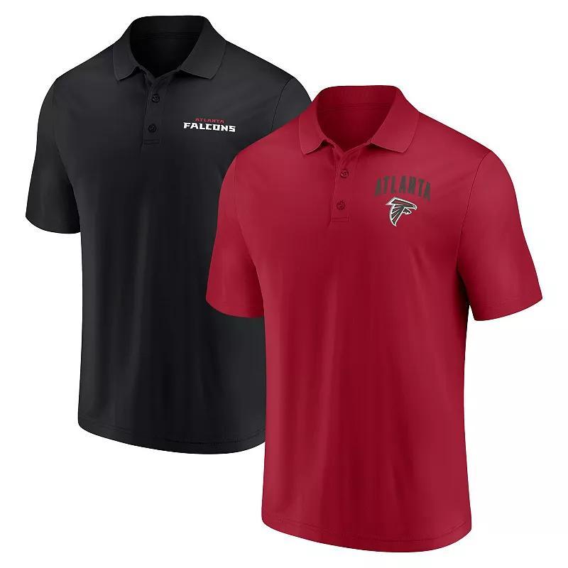 Mens Fanatics Atlanta Falcons Lockup Two-Pack Polo Set Product Image