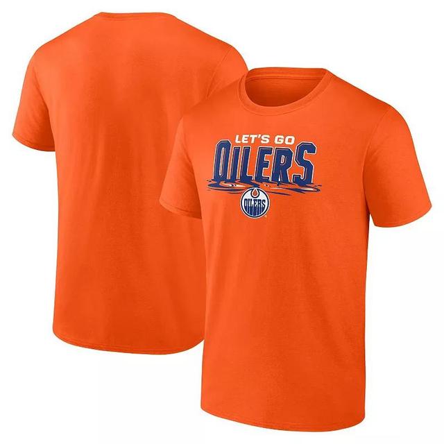 Mens Fanatics Orange Edmonton Oilers Local T-shirt Product Image