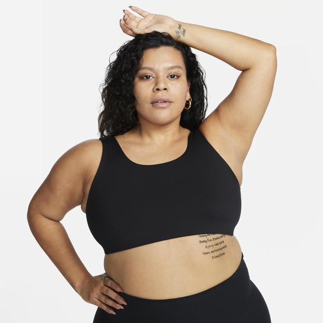 Nike Womens Alate All U Light-Support Lightly Lined U-Neck Sports Bra (Plus Size) Product Image