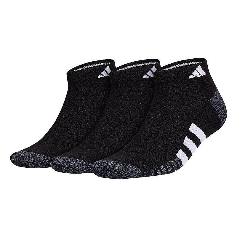 adidas Cushioned Low-Cut Socks 3 Pairs Black XL Product Image