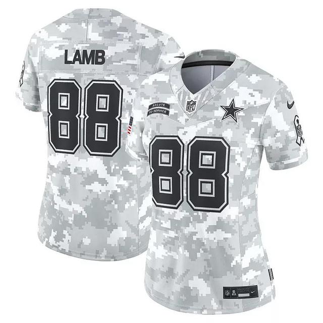 Womens Nike CeeDee Lamb Arctic Camo Dallas Cowboys 2024 Salute to Service Limited Jersey Product Image