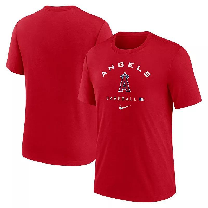 NIKE Men's  Royal Kansas City Royals Authentic Collection Tri-blend Performance T-shirt Product Image