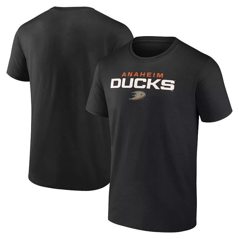 Mens Fanatics Branded Black Anaheim Ducks Barnburner T-Shirt Product Image