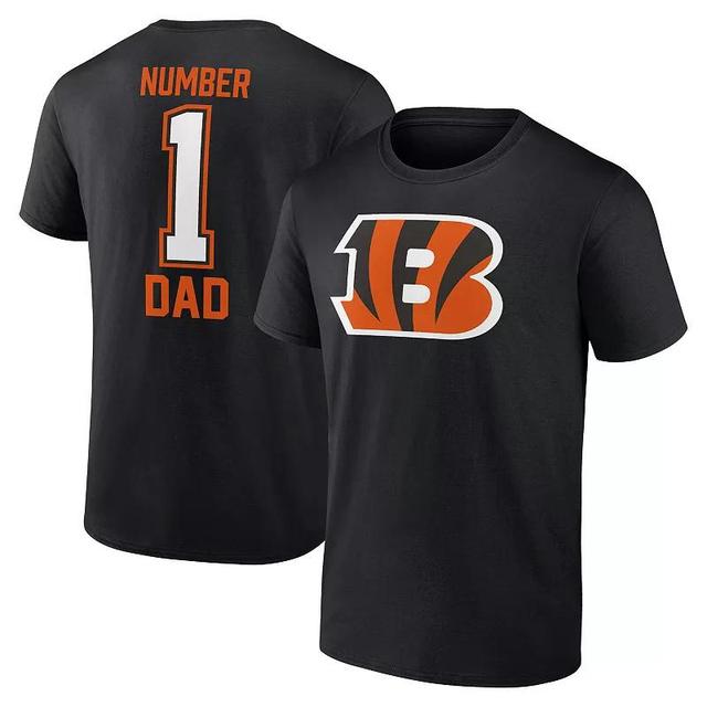 Mens Fanatics Branded Cincinnati Bengals #1 Dad T-Shirt Product Image