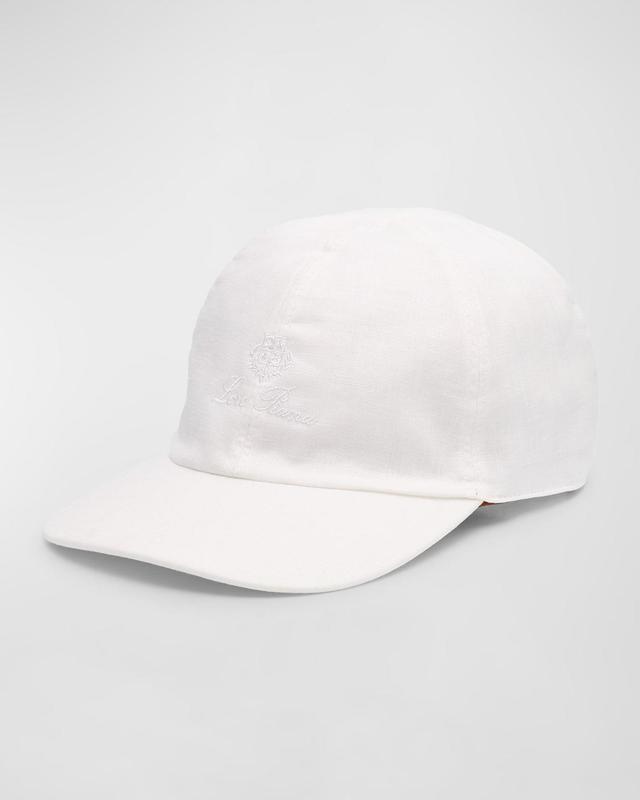 Mens Linen Baseball Cap Product Image