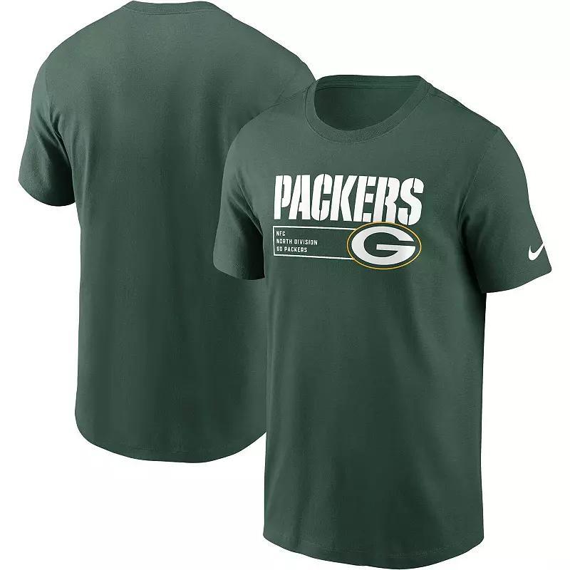 Mens Nike Bay Packers Division Essential T-Shirt Product Image