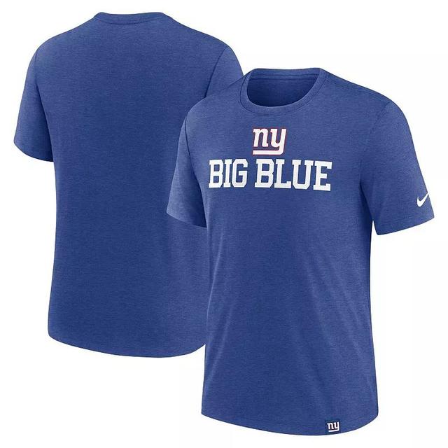 Mens Nike Royal New York Giants Blitz Tri-Blend T-Shirt Product Image