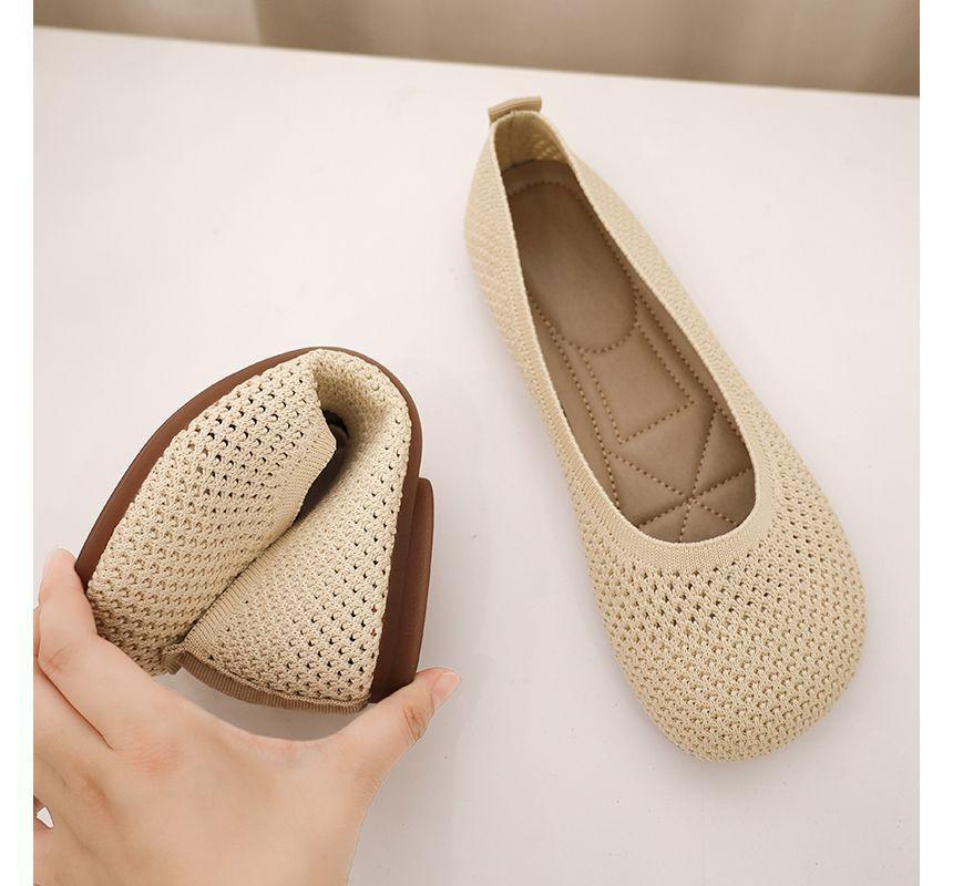 Plain Knit Flats product image