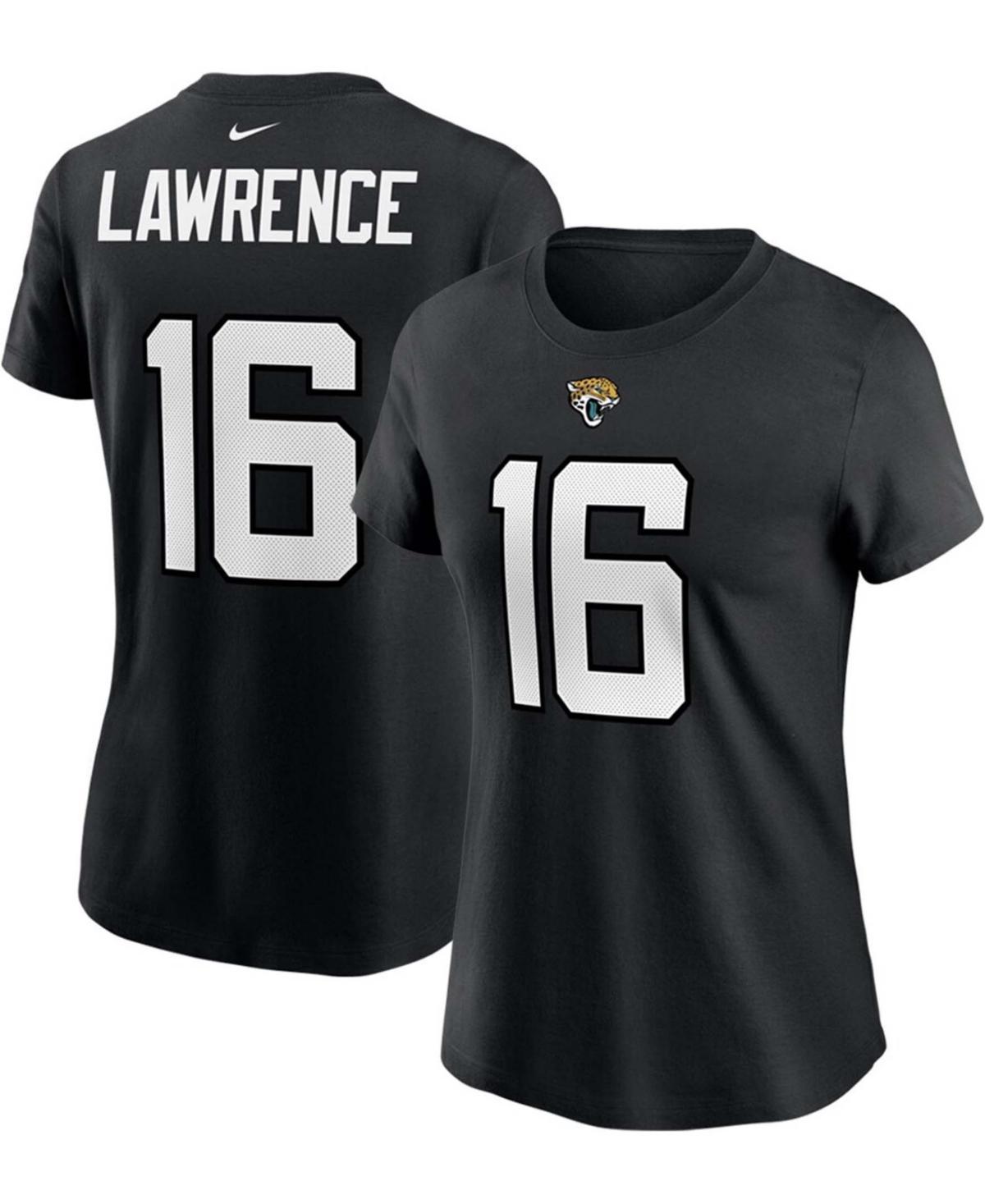 Womens Nike Trevor Lawrence Jacksonville Jaguars 2021 NFL Draft First Round Pick Player Name & Number T-Shirt Product Image