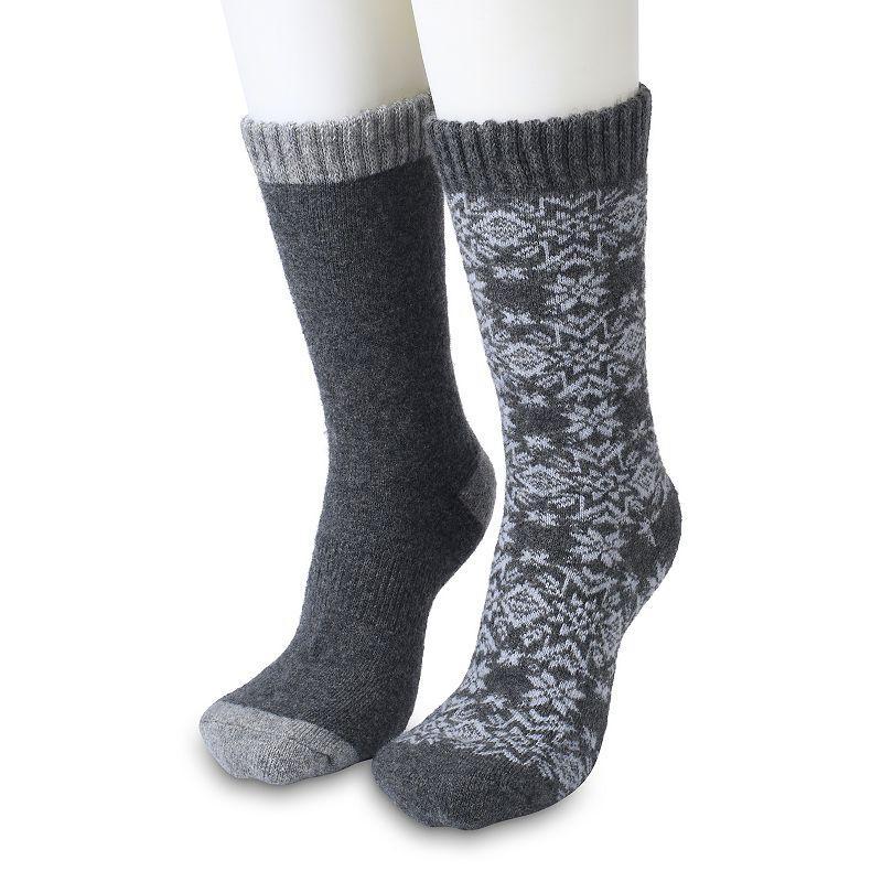 Womens GaaHuu 2-Pack Wool Blend Thermal Socks Product Image