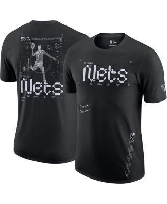 Mens Nike Black Brooklyn Nets Courtside Air Traffic Control Max90 T-shirt Product Image