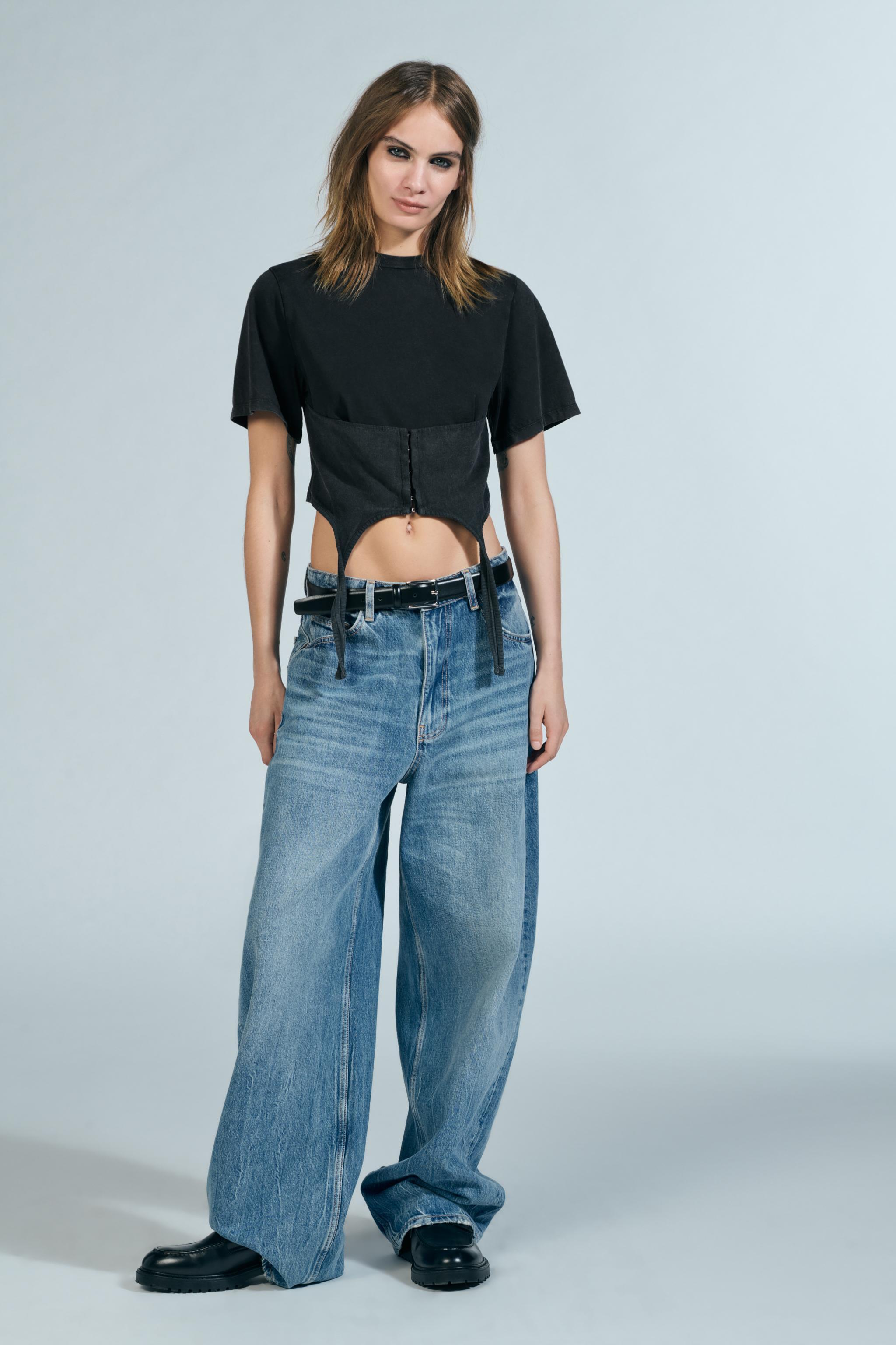 OVERSIZE TRF RELAXED JEANS WITH A MID WAIST product image