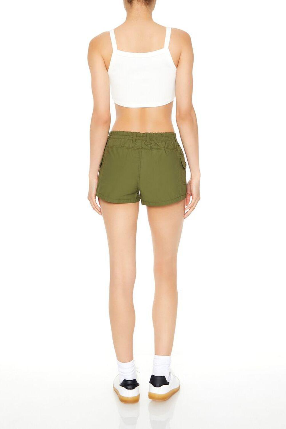 Low-Rise Cargo Shorts | Forever 21 Product Image