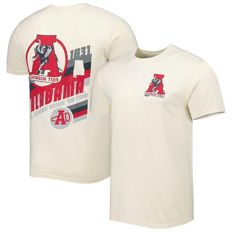 Mens Cream Alabama Crimson Tide Vault Vintage-Like Comfort Color T-shirt Product Image