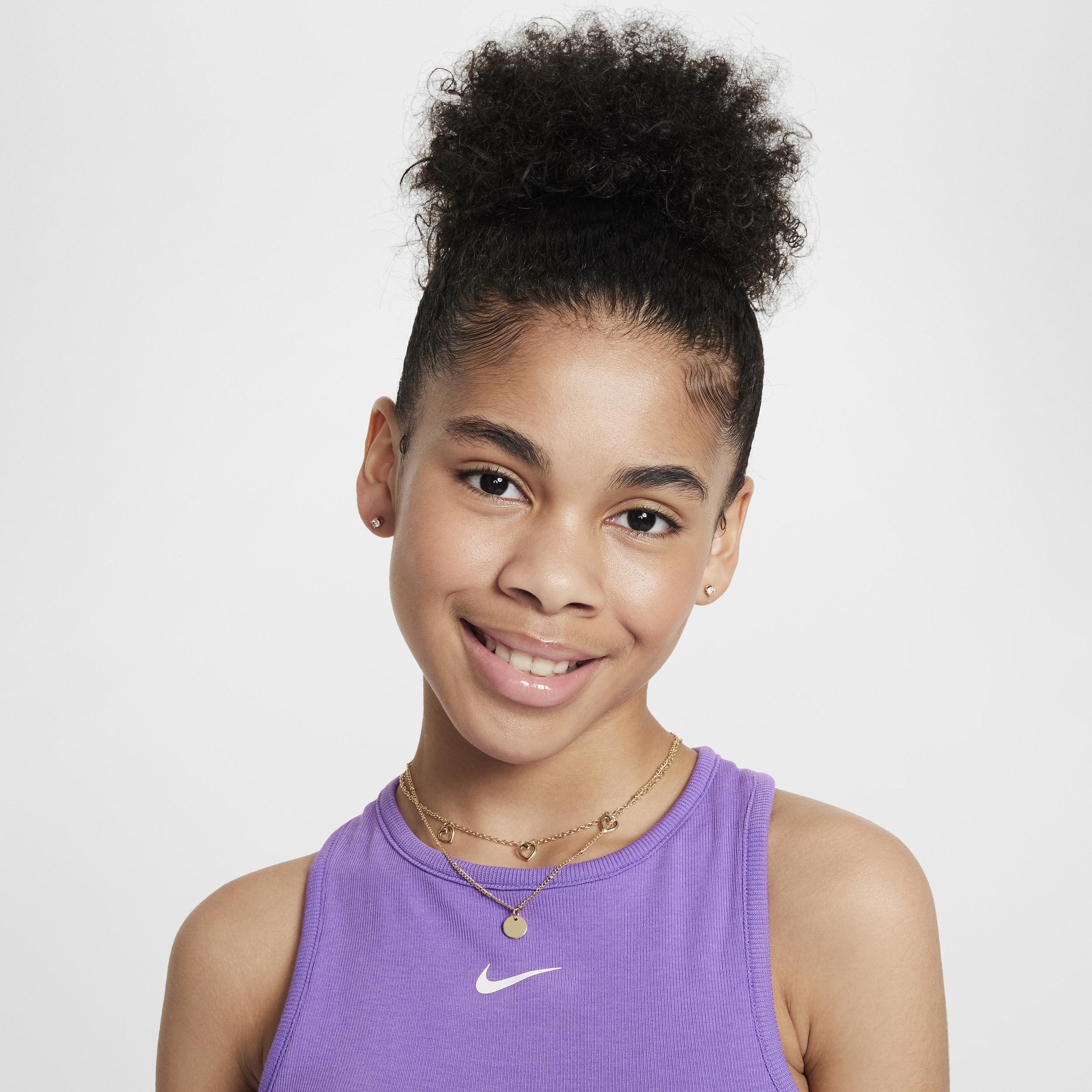 Womens Nike Sportswear Girls Ribbed Tank Top Product Image