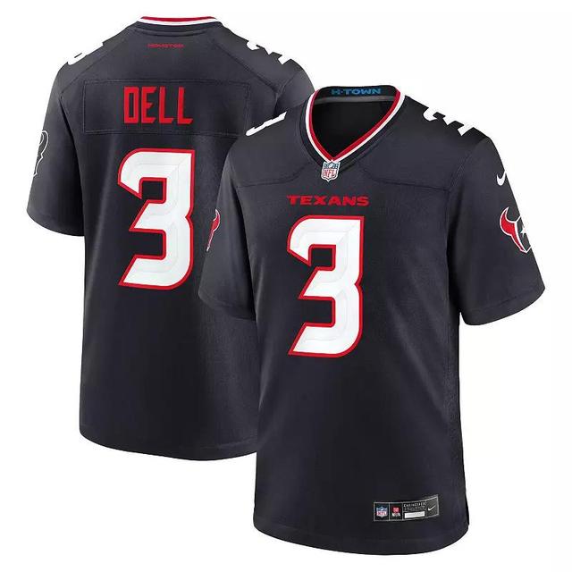 Mens Nike Tank Dell Houston Texans Game Jersey Blue Product Image