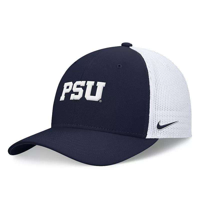 Mens Nike Penn State Nittany Lions On-Field Rise Futura Mesh Flex Hat Blue Product Image