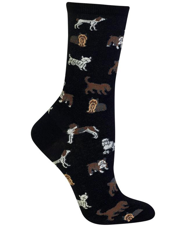 Hot Sox Womens Dogs Fashion Crew Socks Product Image