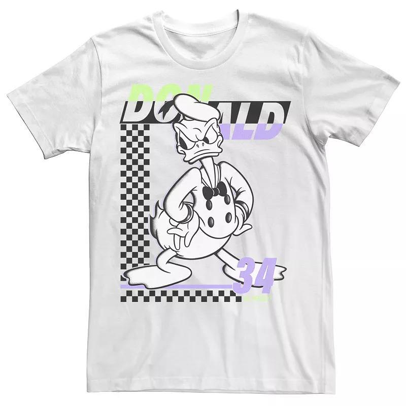 Mens Disney Mickey & Friends Donald Duck 34 Checkerboard Tee Product Image