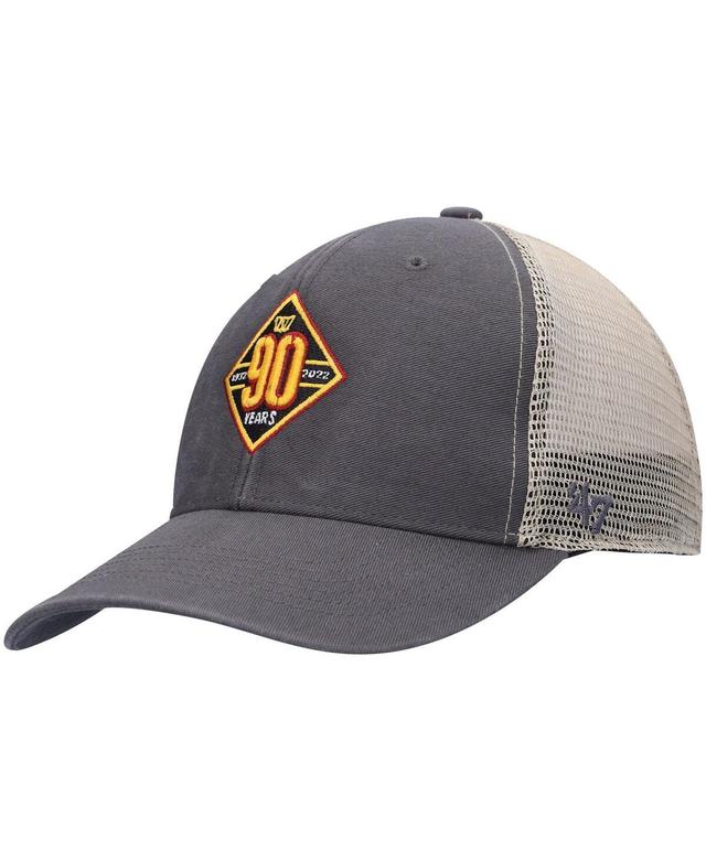 Mens 47 Charcoal/Natural Washington Commanders 90th Season MVP Trucker Snapback Hat Product Image