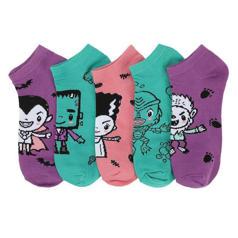 Womens Universal Monsters 5-Pack Ankle Socks Product Image