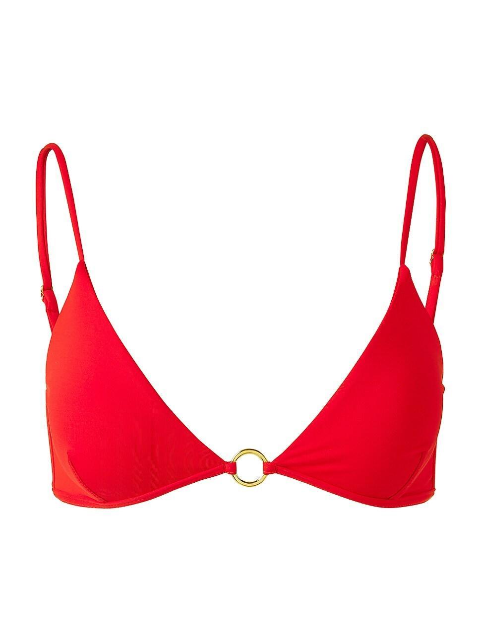 Womens Greece Triangle Bikini Top Product Image