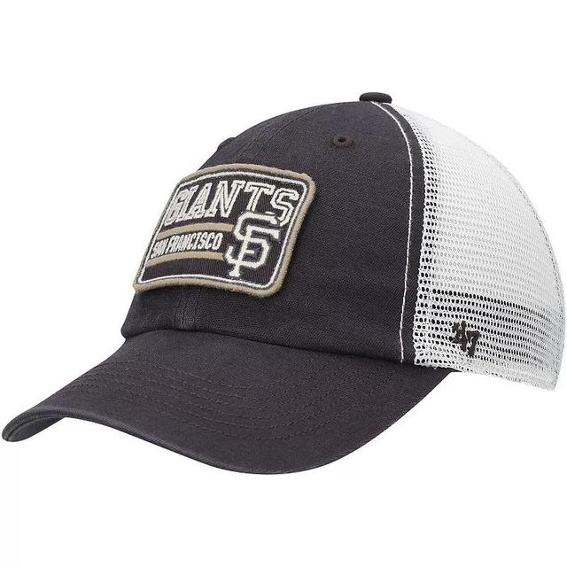 Mens Black San Francisco Giants Off Ramp Clean Up Trucker Adjustable Hat - Black Product Image