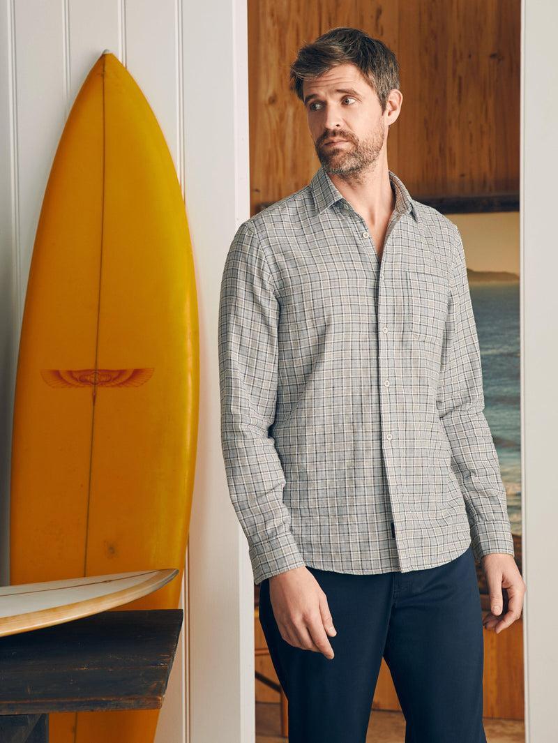 Sunwashed Chambray Shirt - Silver Falls Plaid Male Product Image