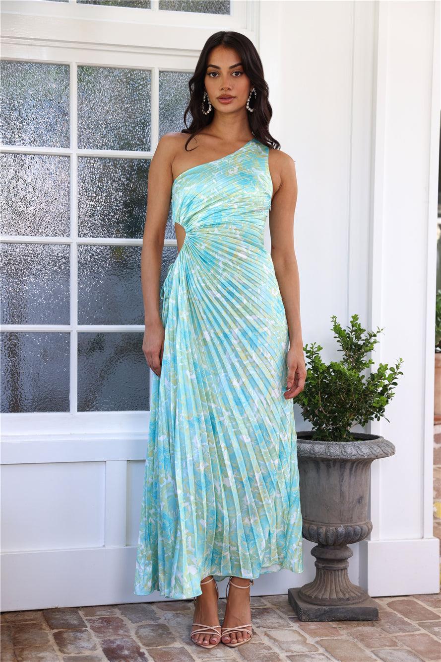 Knowledge Of Style Maxi Dress Blue Product Image