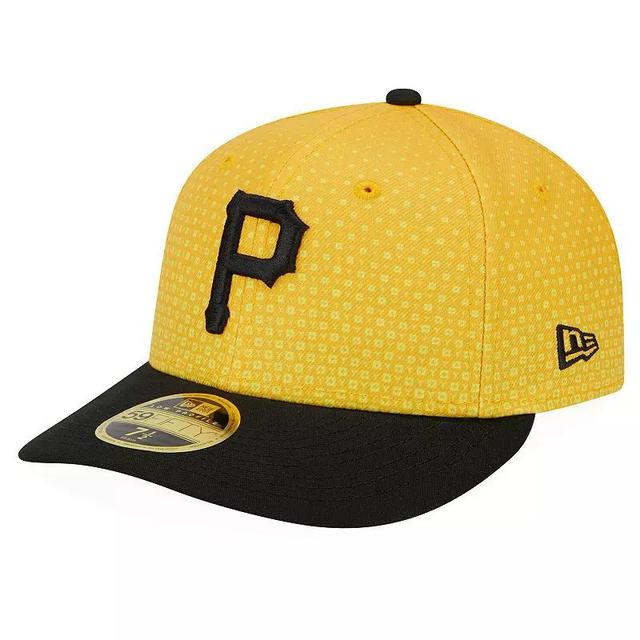 Mens New Era /Black Pittsburgh Pirates 2023 City Connect Low Profile 59FIFTY Fitted Hat Product Image