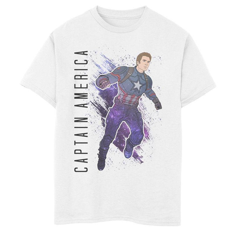 Mens Avengers Captain America Painted Tee Product Image