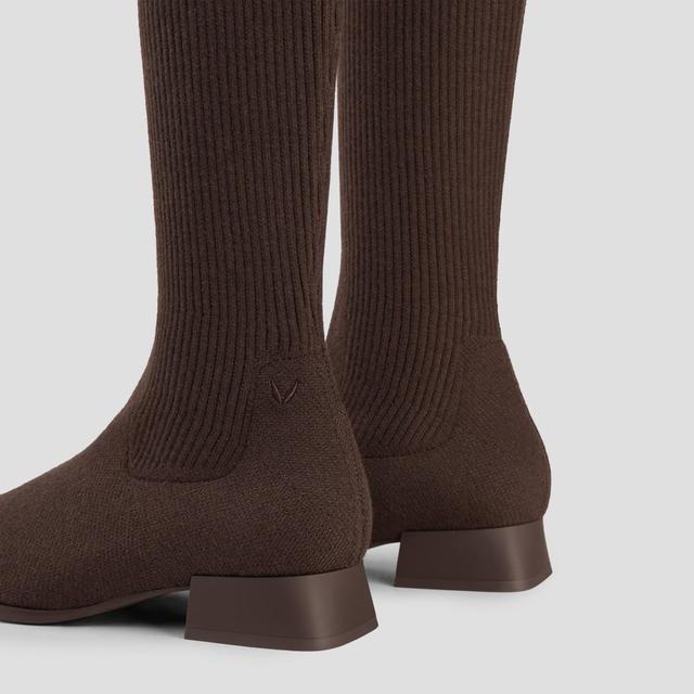 Round-Toe Water-Repellent Wool Over-the-Knee Boots (Madeline Pro) Product Image