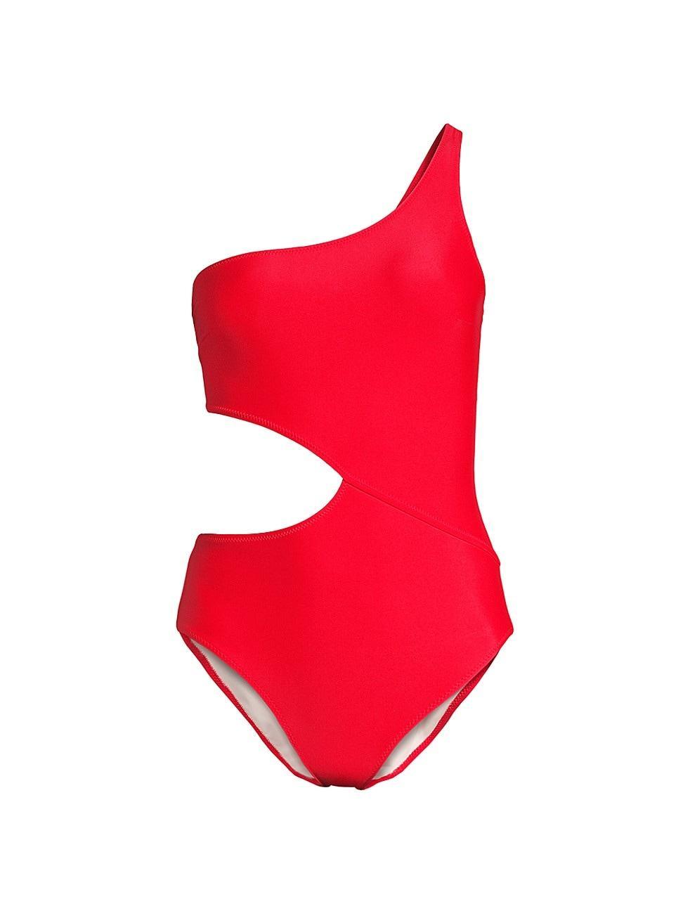 Womens The Claudia Cut-Out One-Piece Swimsuit Product Image