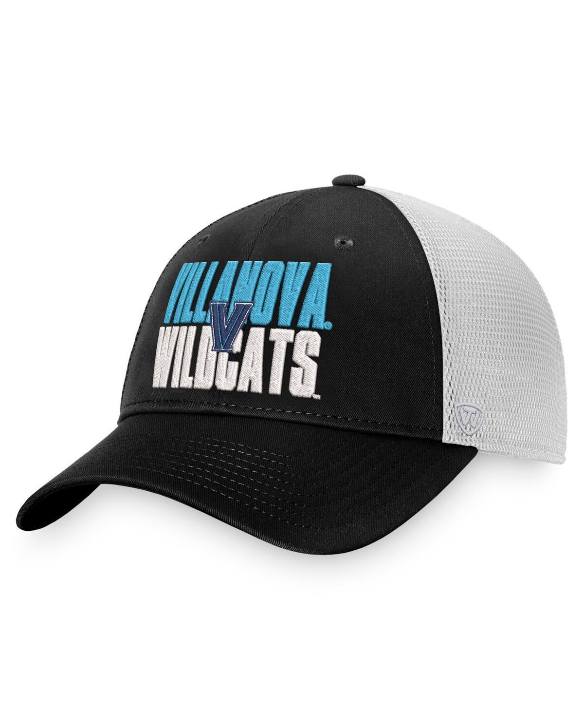 Mens Top of the World Black Villanova Wildcats Stockpile Trucker Snapback Hat - Black Product Image