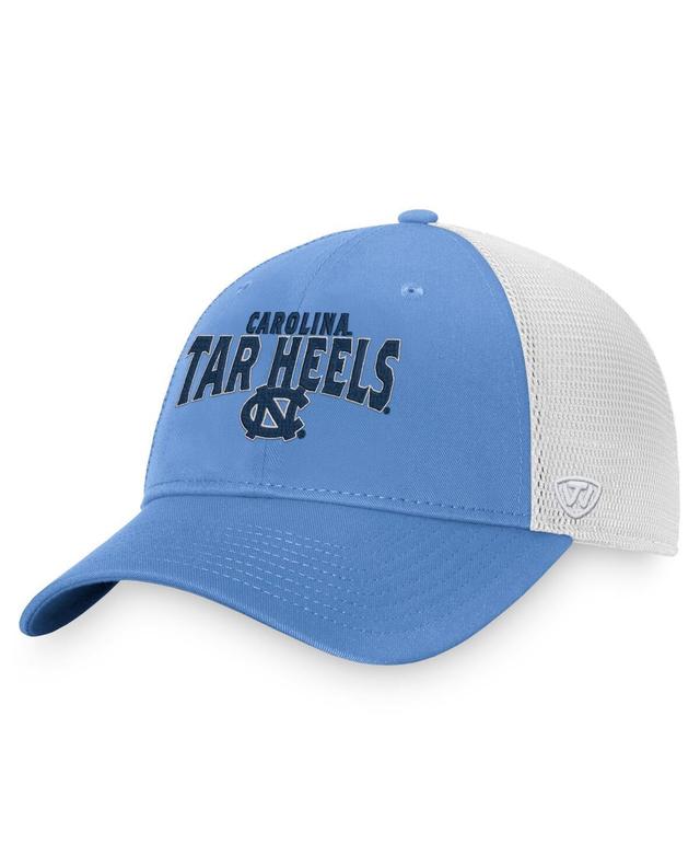 Mens Majestic Carolina Blue North Carolina Tar Heels Breakout Trucker Adjustable Hat Product Image