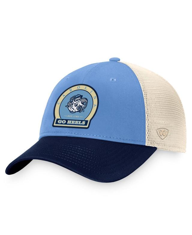 Mens Top of the World Carolina Blue North Carolina Tar Heels Refined Trucker Adjustable Hat Product Image