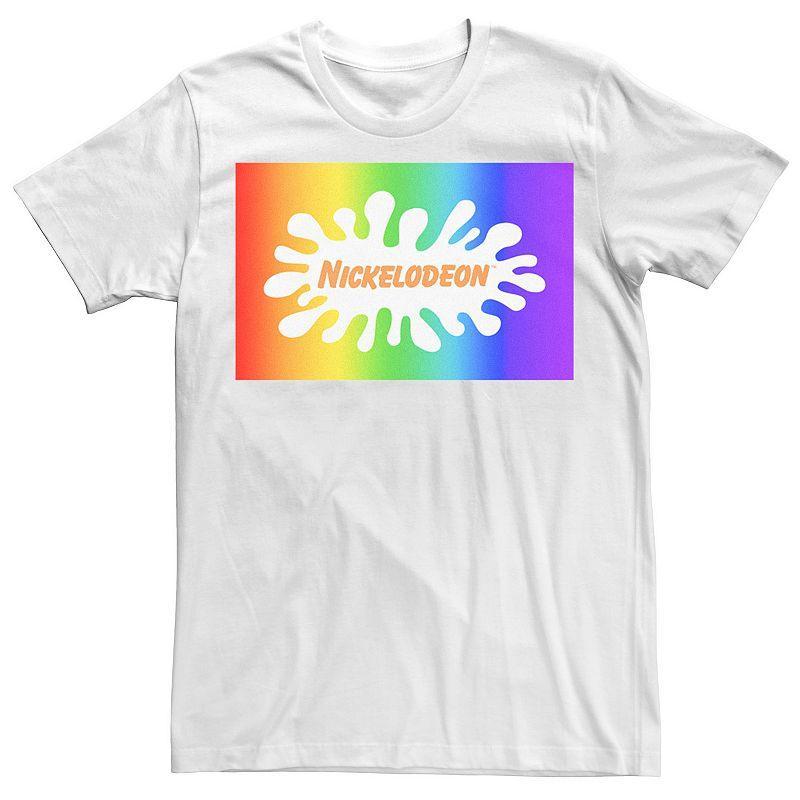 Adult Nickelodeon Pride Rainbow Gradient Logo Tee, Mens Product Image