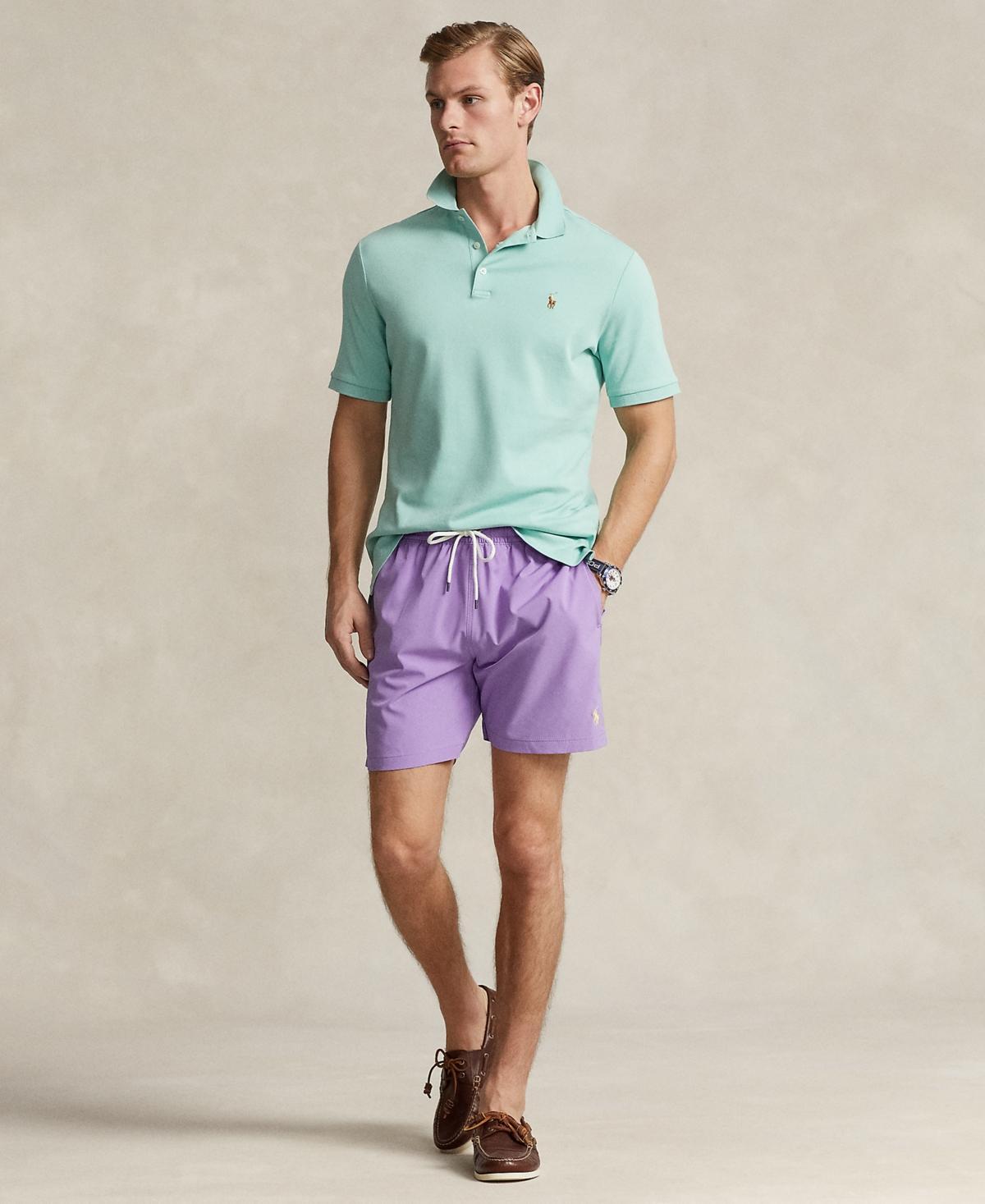 Traveler Classic Swim Shorts In Purple Martin Product Image