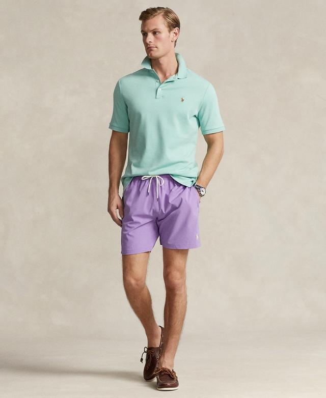 Traveler Classic Swim Shorts In Purple Martin Product Image