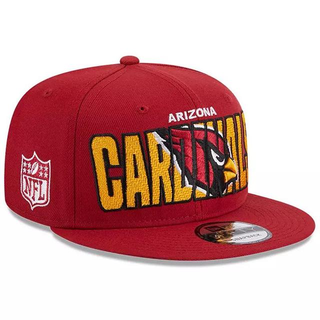 Mens New Era Cardinal Arizona Cardinals 2023 NFL Draft 9FIFTY Snapback Adjustable Hat Product Image