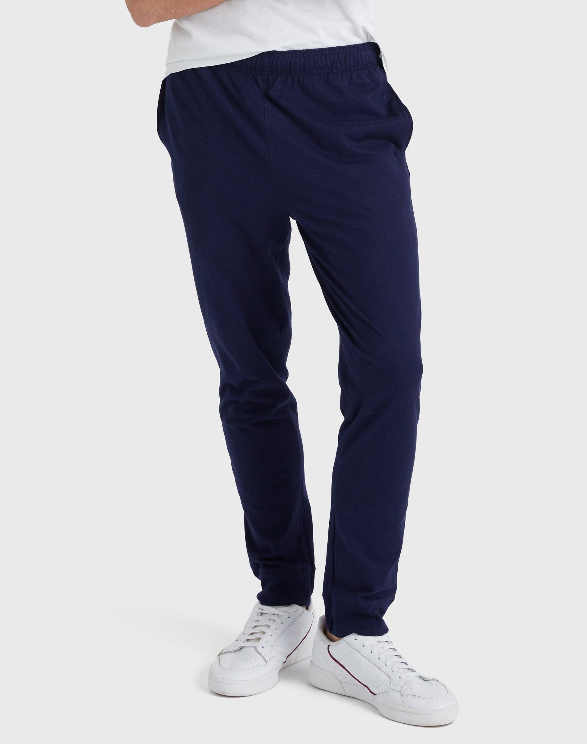 Hanes Originals Mens Cotton Joggers with Pockets, 30.5 Athletic Navy XL Product Image