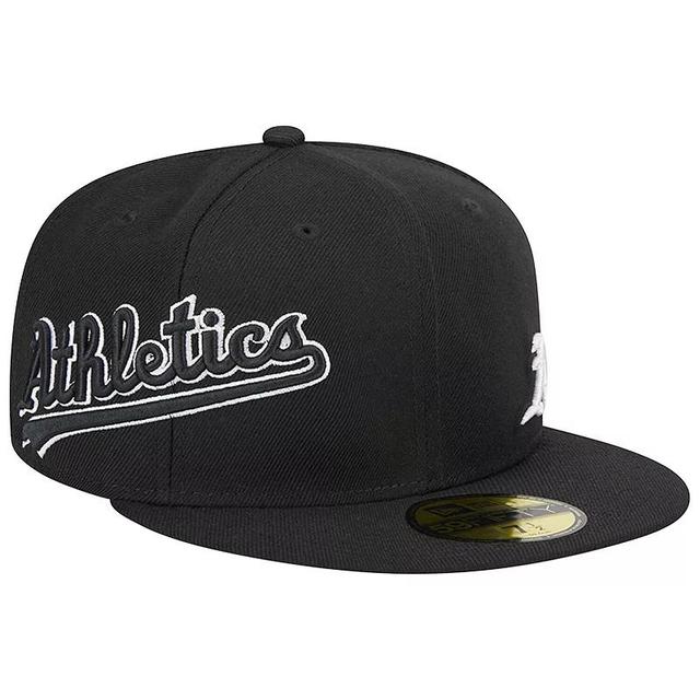 Mens New Era Oakland Athletics Jersey 59FIFTY Fitted Hat Product Image