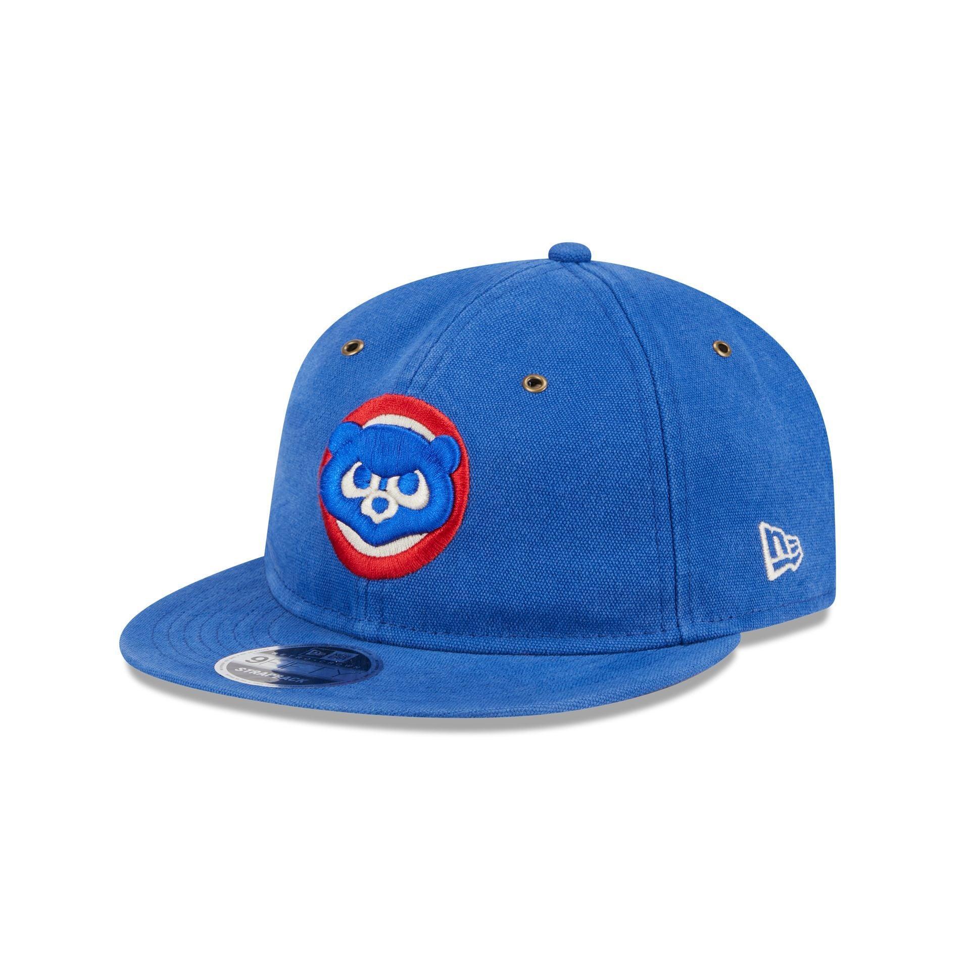 Chicago Cubs Cotton Canvas Retro Crown 9FIFTY Adjustable Hat Male Product Image