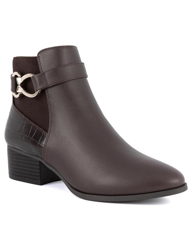 Jones New York Womens Nadine Stacked Heel Ankle Booties Product Image