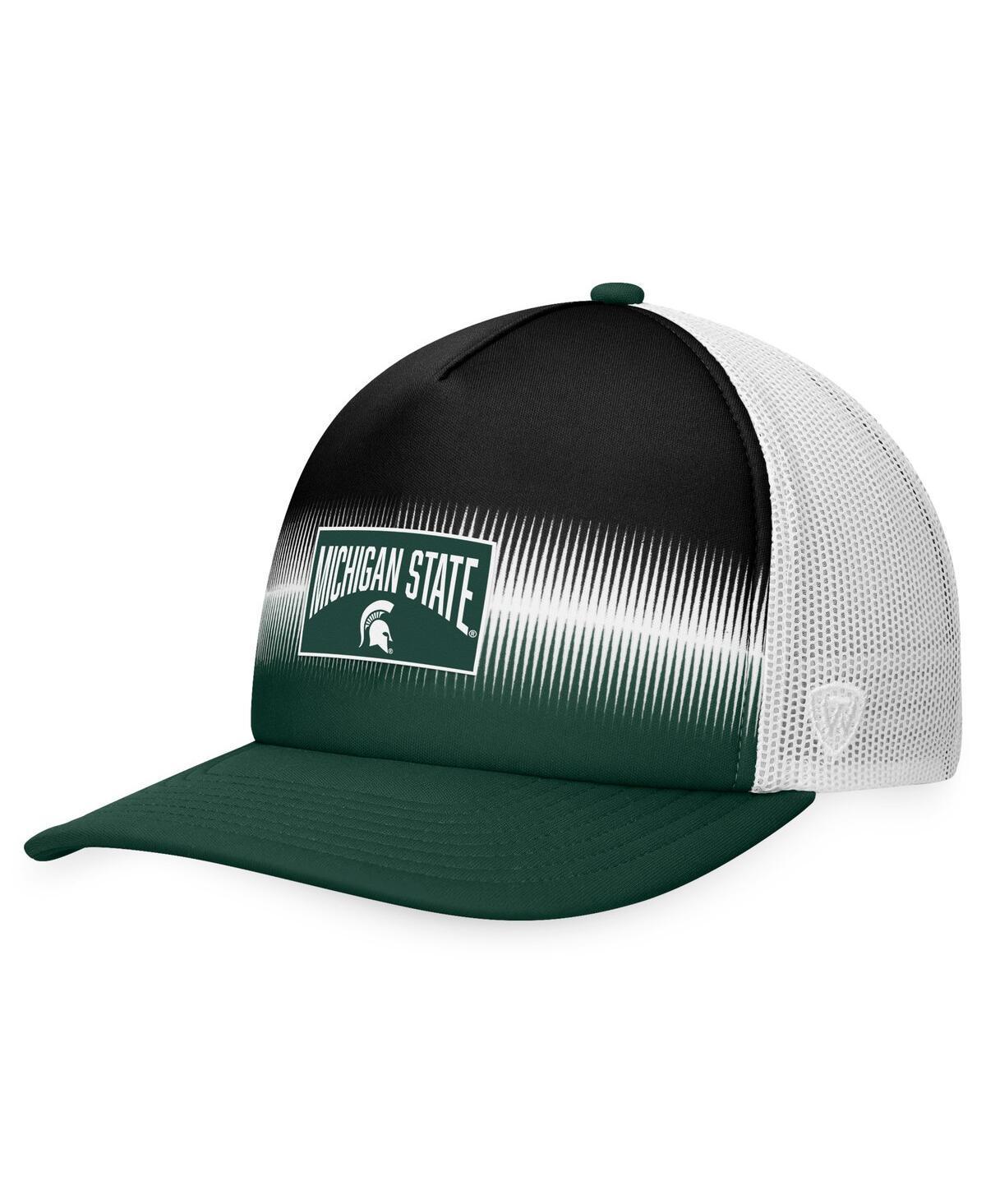 Mens Top of the World Green Michigan State Spartans Daybreak Foam Trucker Adjustable Hat - Green Product Image