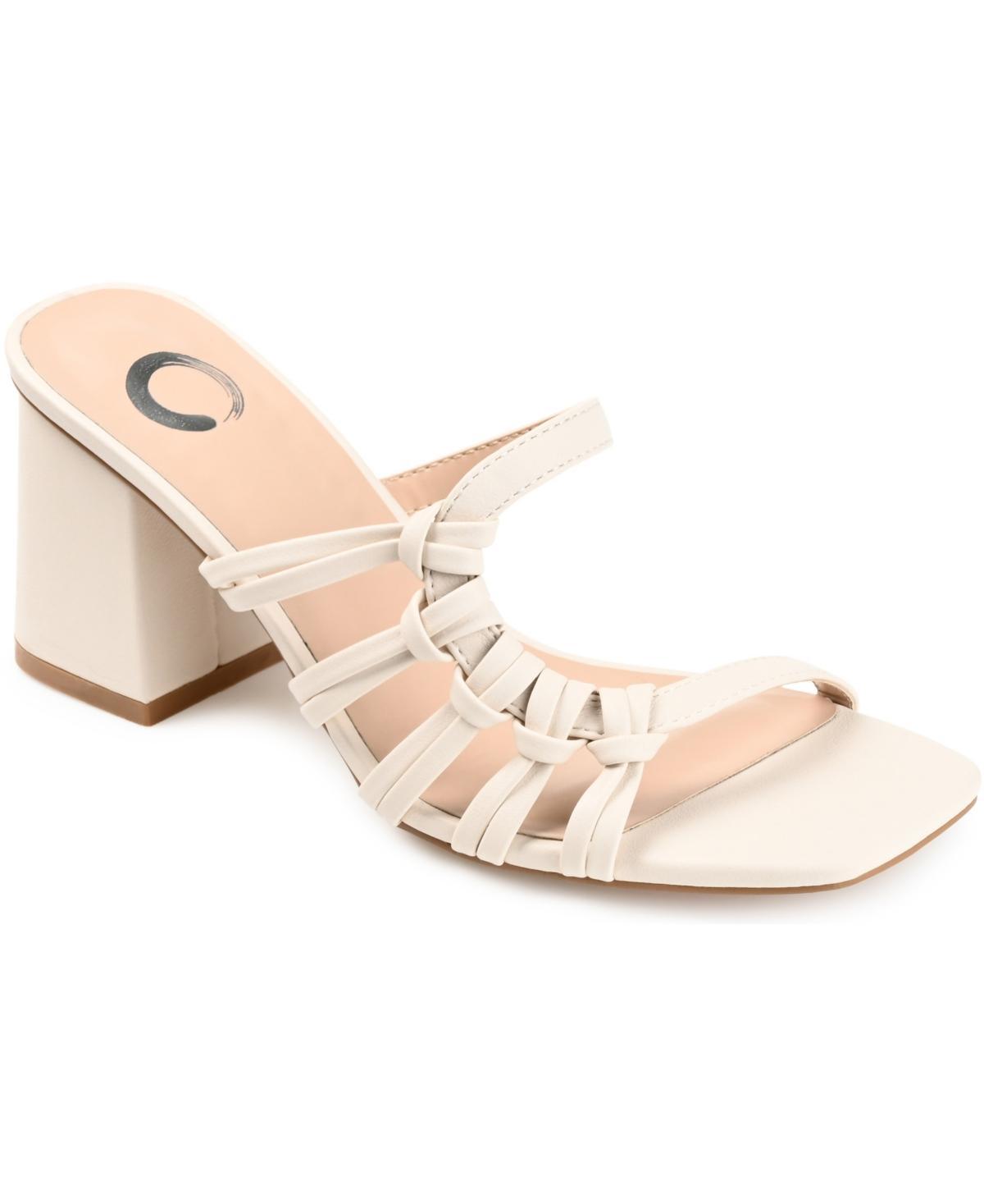 Journee Collection Emory Womens Heeled Dress Sandals Pink Product Image