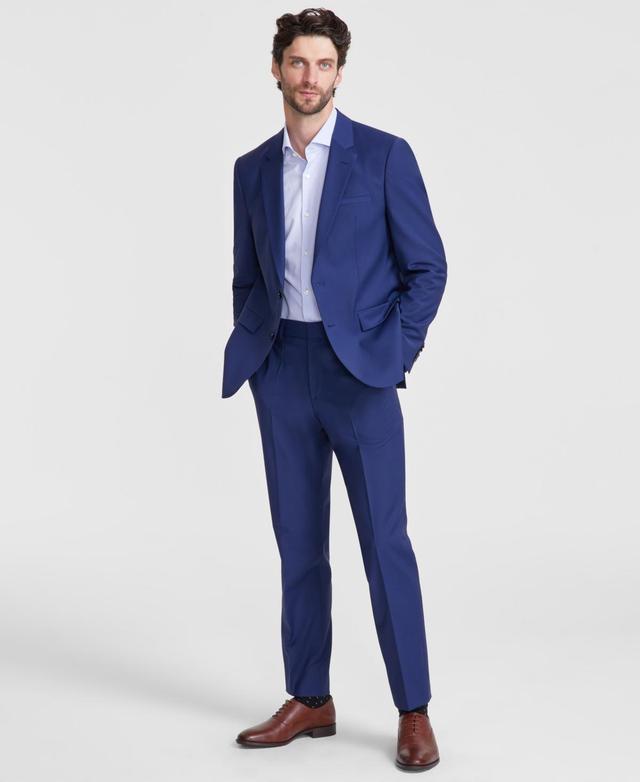 Hugo by Hugo Boss Men Modern-Fit Stretch Solid Nested Suits Product Image