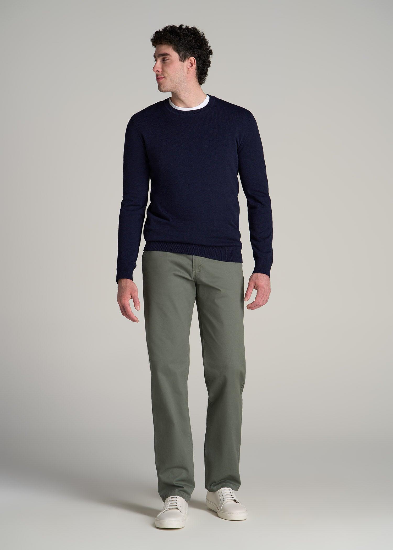 Mason RELAXED Chinos in Wreath Green - Pants for Tall Men Product Image