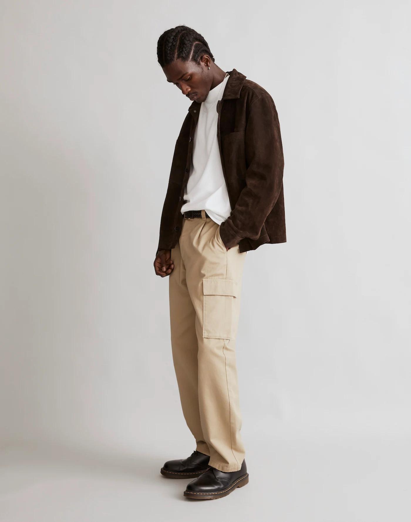 Pleated Cargo Pants Product Image